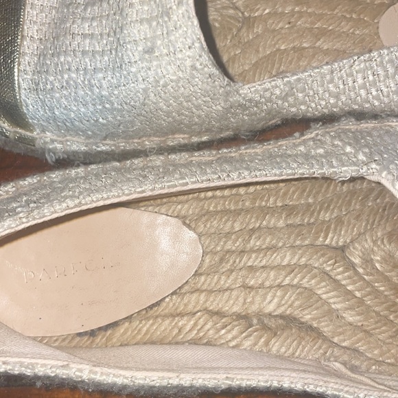 Parfois espadrilles cream and gold toe size 37 - Picture 7 of 10